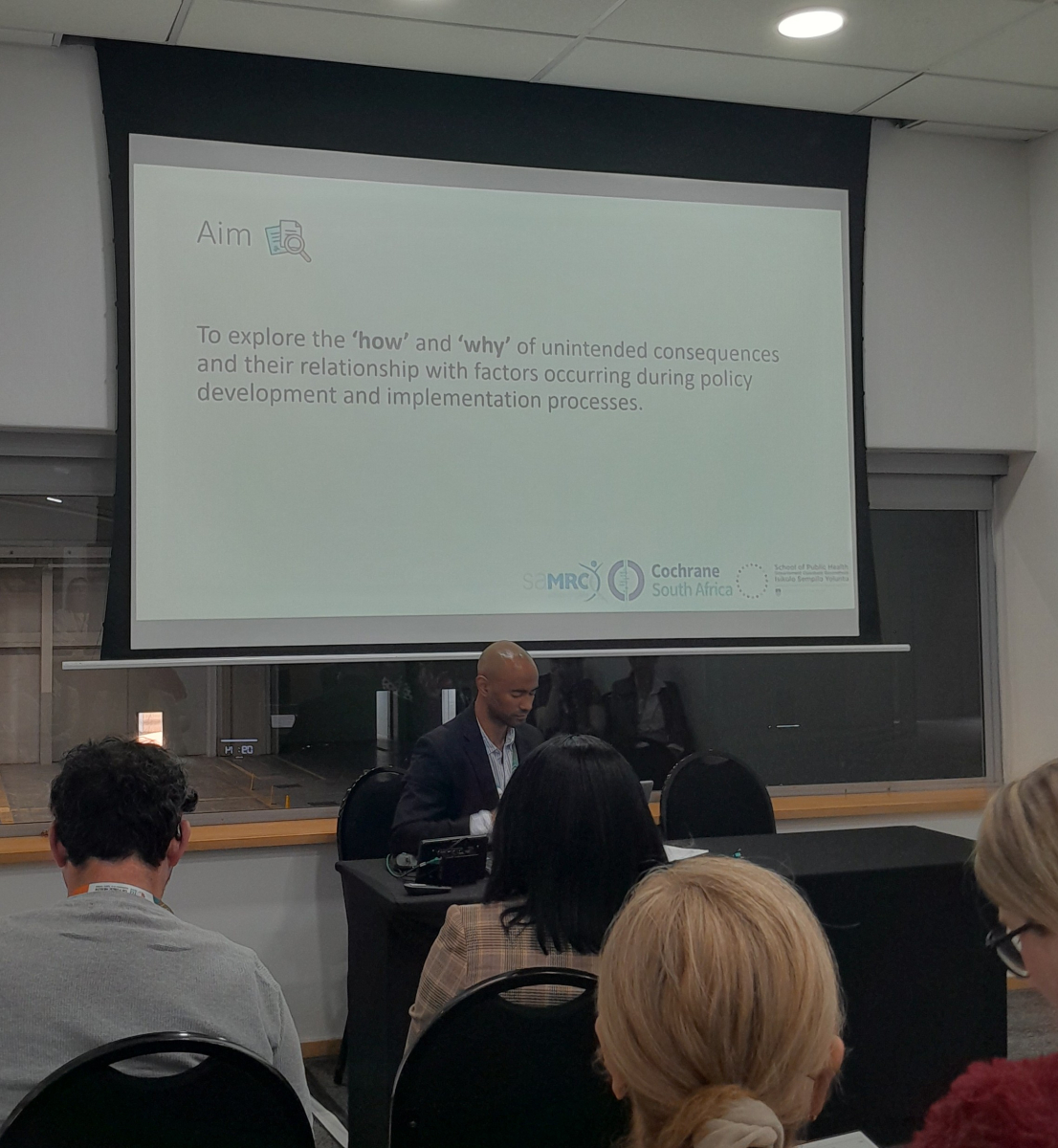 Mr Witten presenting at WCPH