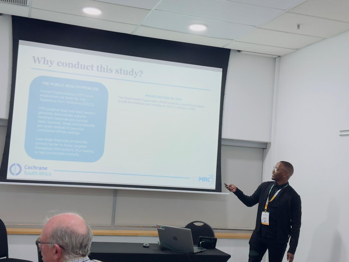 Mr Bennie presenting at WCPH